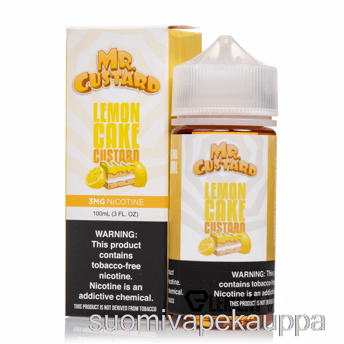 Vape Kauppa Sitruunakakku Vaniljakastike - Mr Vaniljakastike - 100ml 0mg